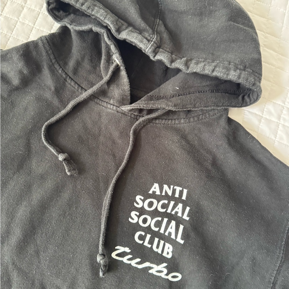 Anti Social Social Club Charcoal Hoodie - Picture 3 of 9